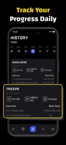 Workout Tracker And Planner Screenshot 4 of 4
