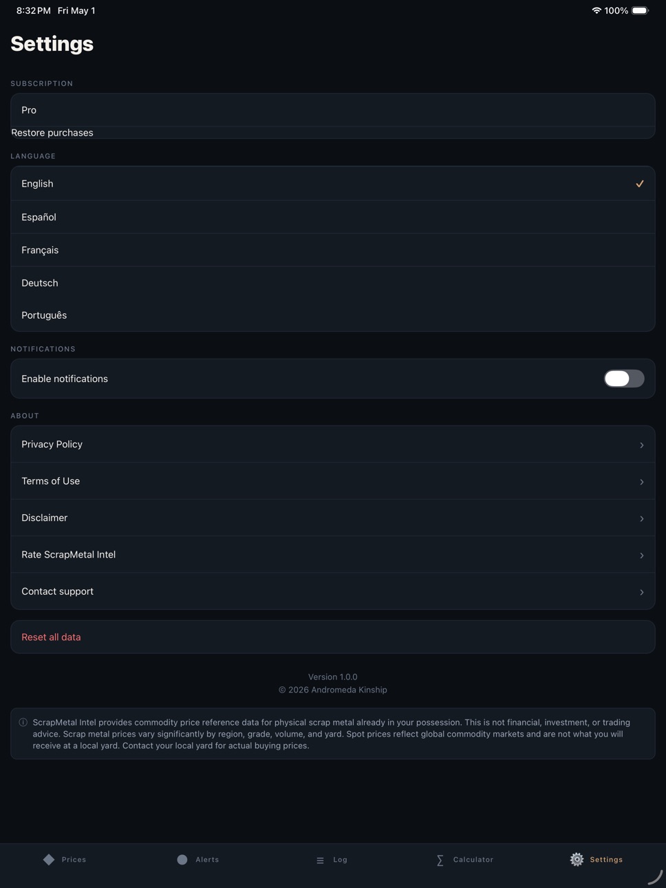 iPad screenshot