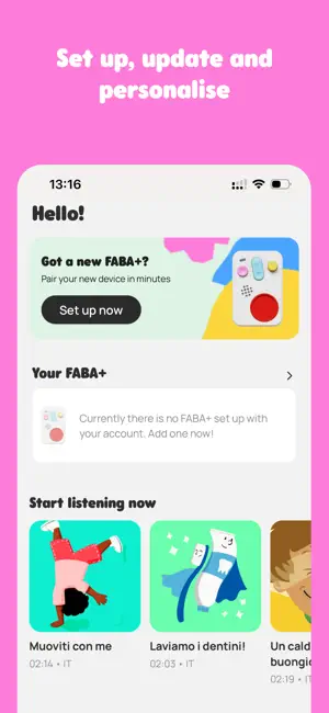 MyFaba – Il tuo Raccontastorie screenshot 2