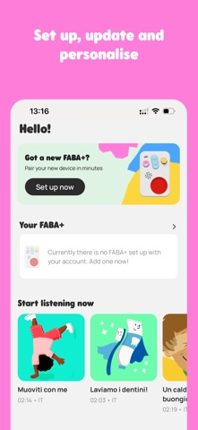 MyFaba – Il tuo Raccontastorie iPhone screenshot