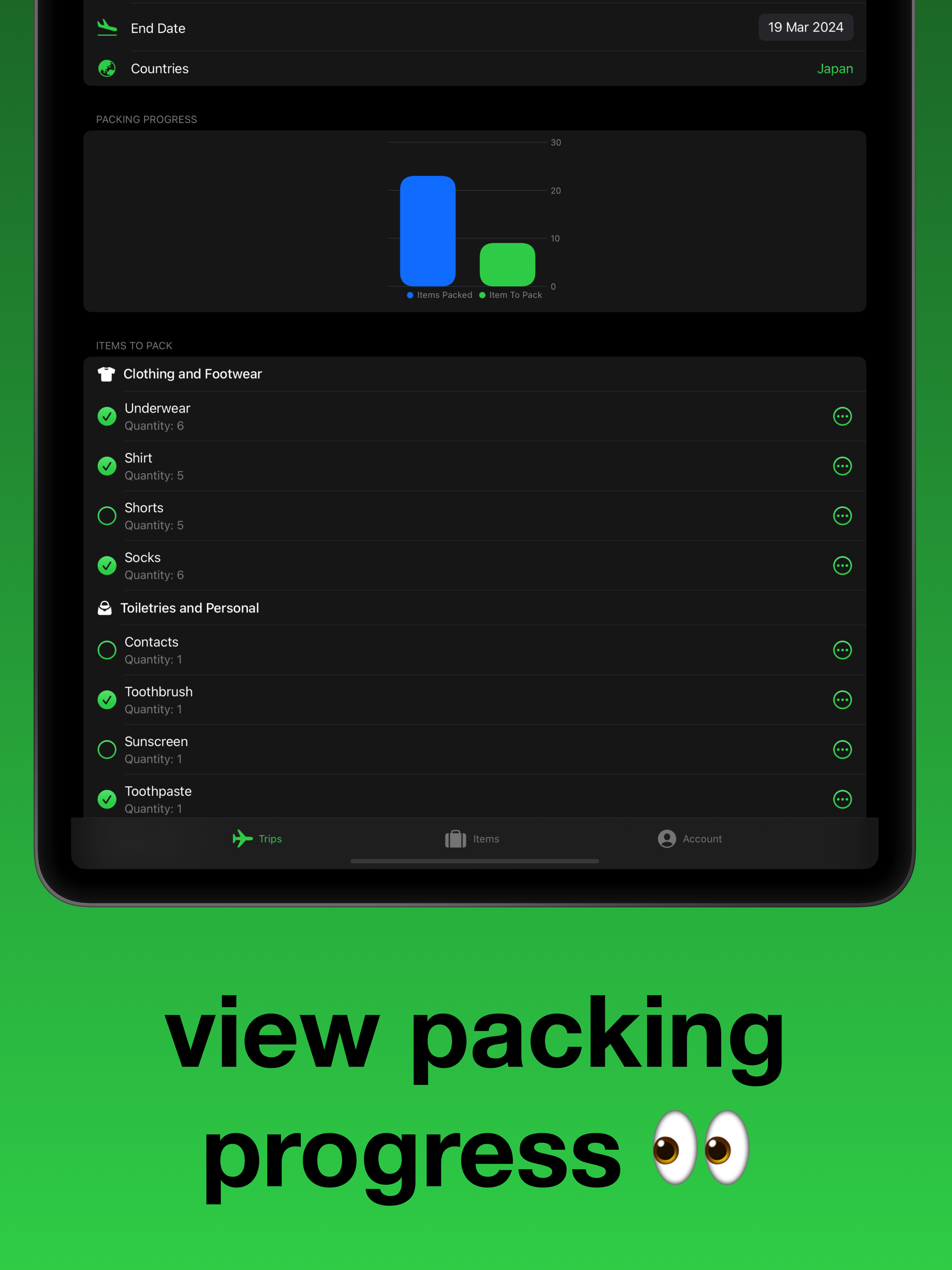 Packing Planner Pal