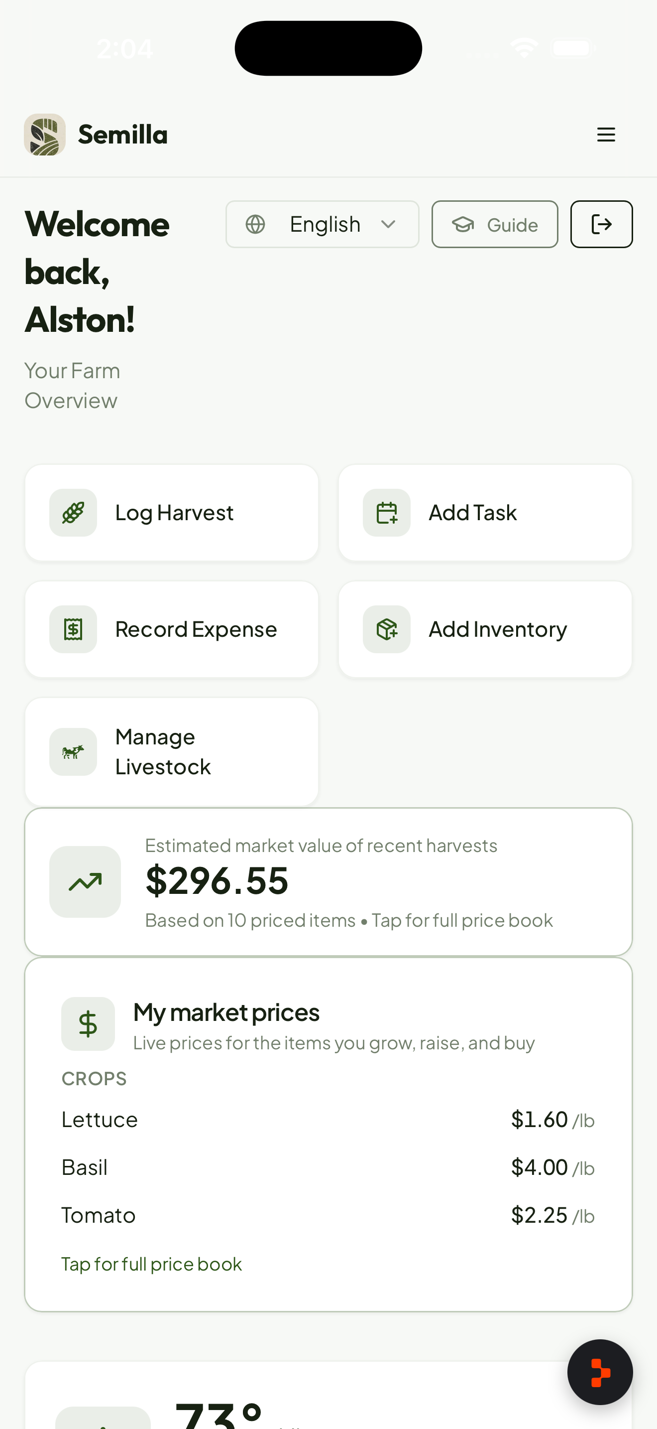 Semilla Farm Management screenshot 5