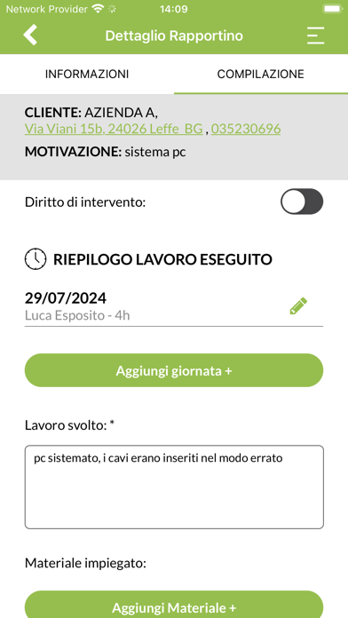 Screenshot #3 pour Rapportini Lavoro