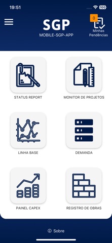 SGP Gestão de Projetos screenshot