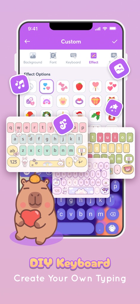 Capyy Keys: Keyboard Themes - Utilities App | MWM