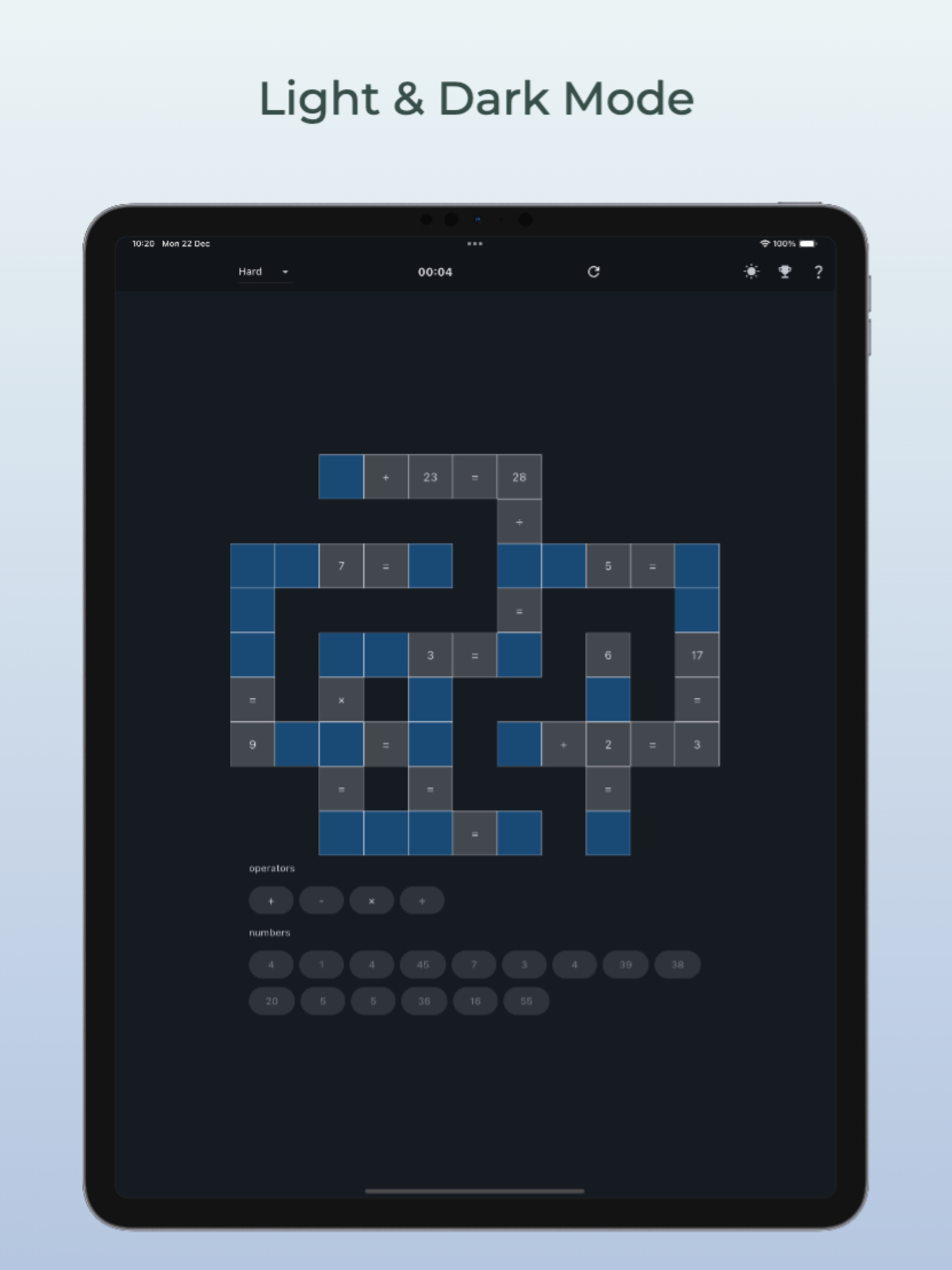 Math Grid – Logic Puzzle
