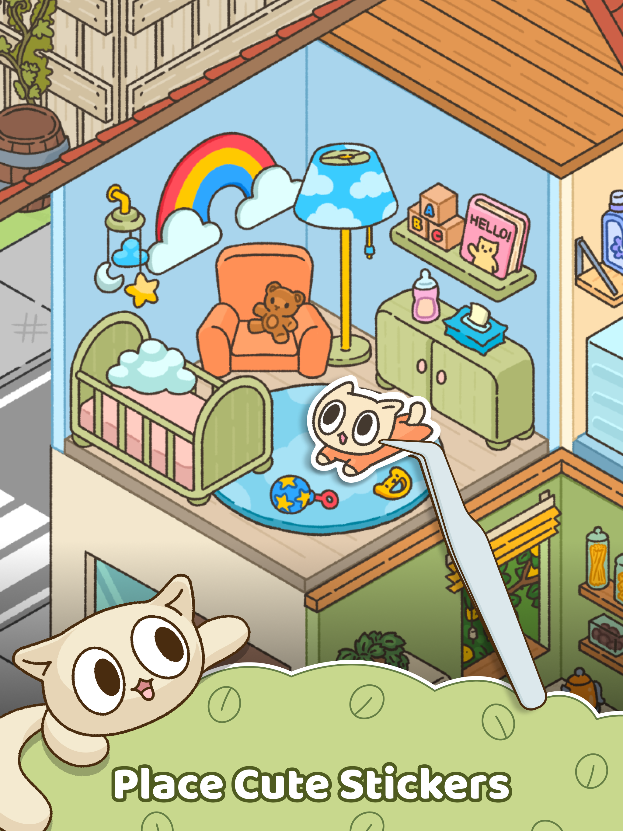 My Sticker Town: Merge & Stick
