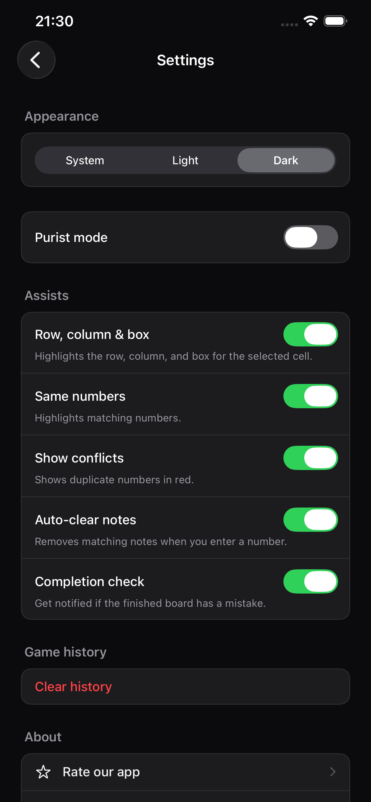 Clean Sudoku - Calm & Simple screenshot 7