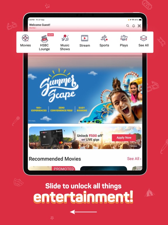 Screenshot #4 pour BookMyShow | Movies & Events