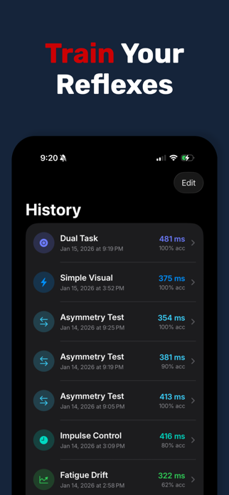 Reaction Lab - Reflex Tests Screenshot 8 of 10
