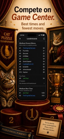 Cat Puzzles: Purrfecto iPhone screenshot