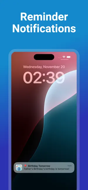 Birthday Countdown | Reminder screenshot 3