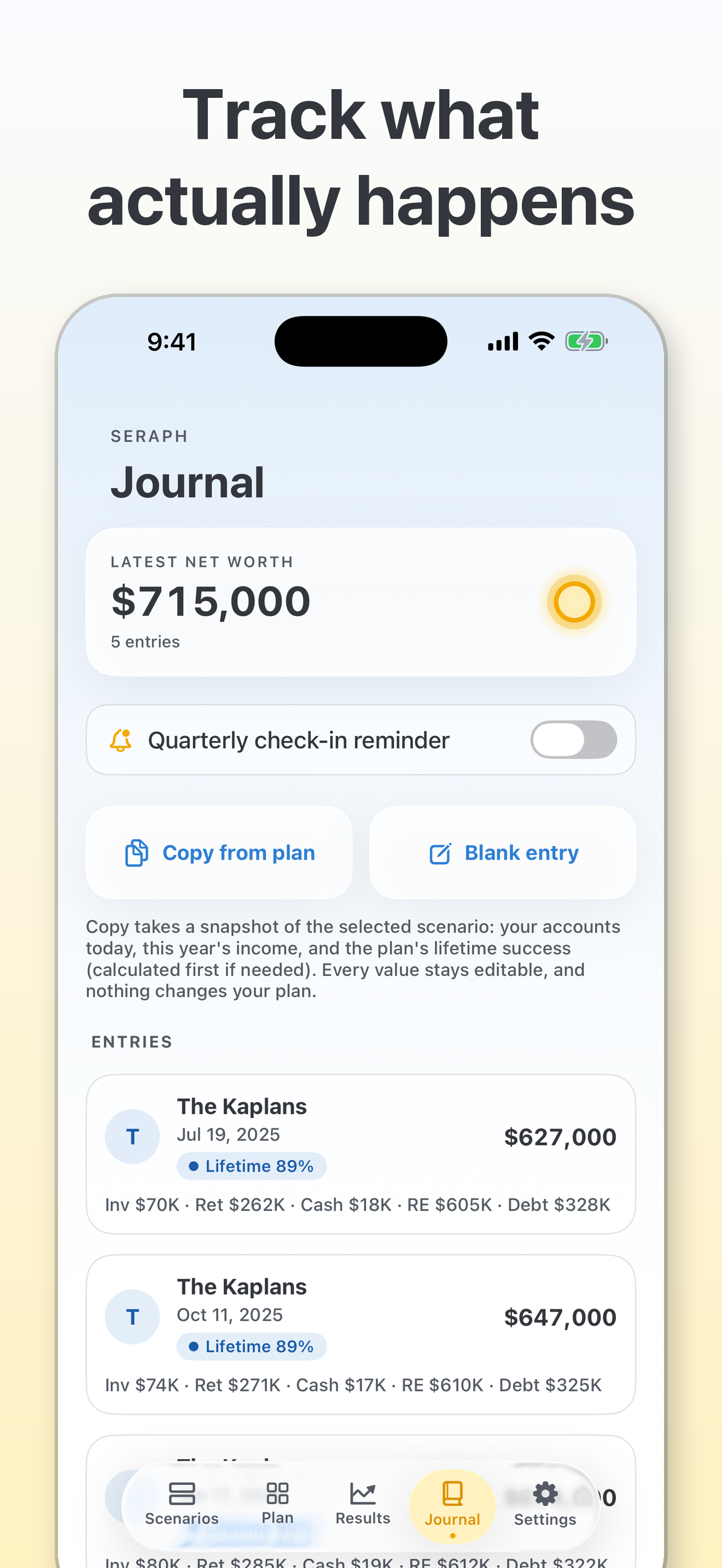 Seraph: Retirement Planner screenshot 9