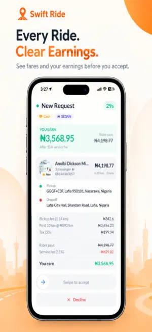 Swift Rides NG screenshot 4