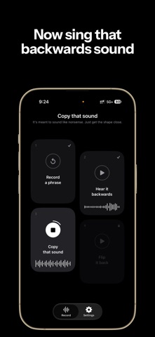 Reverse Singing Audio Player Screenshot 1 of 5