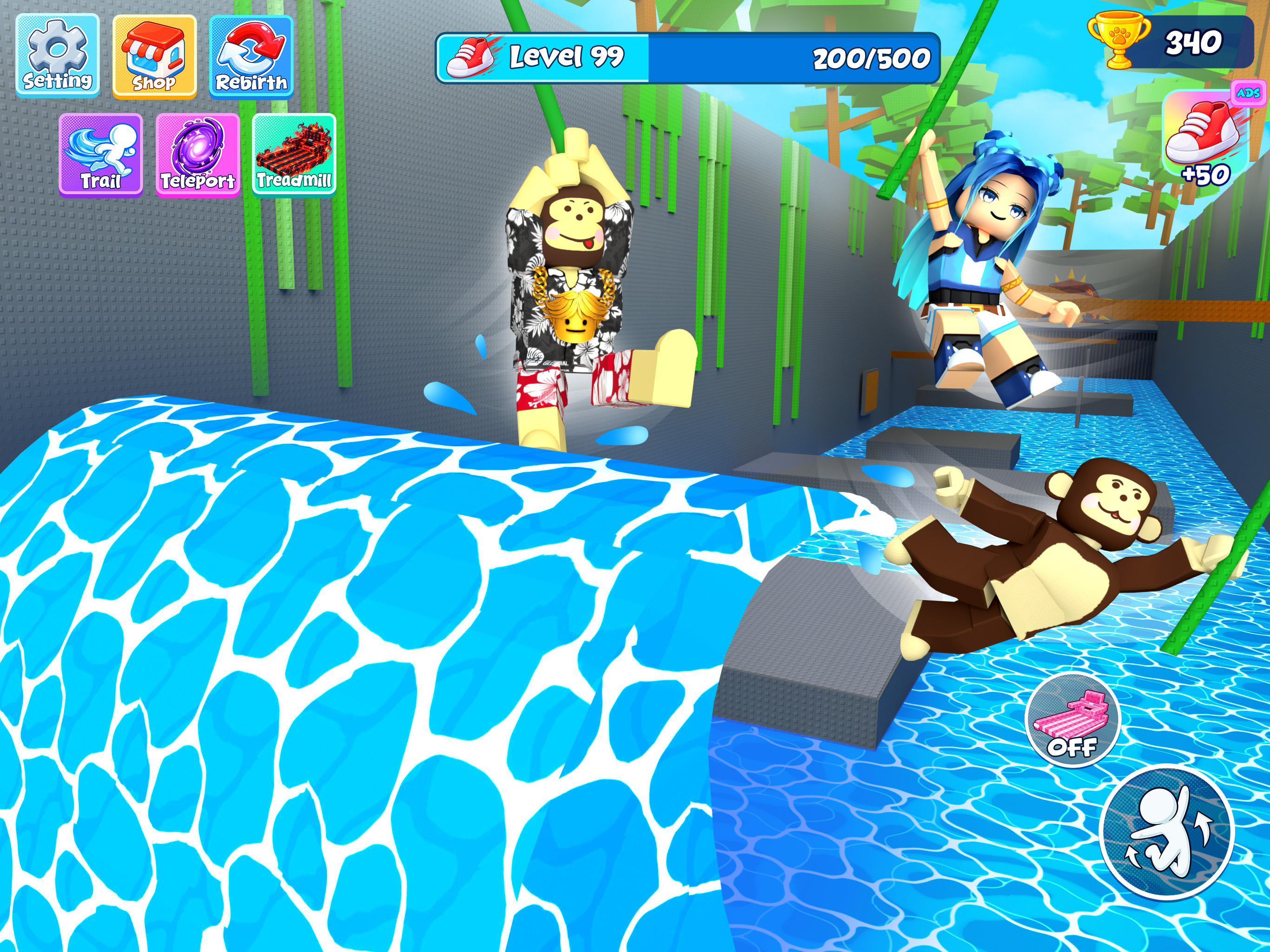 Monkey Run Rush Speed screenshot 10
