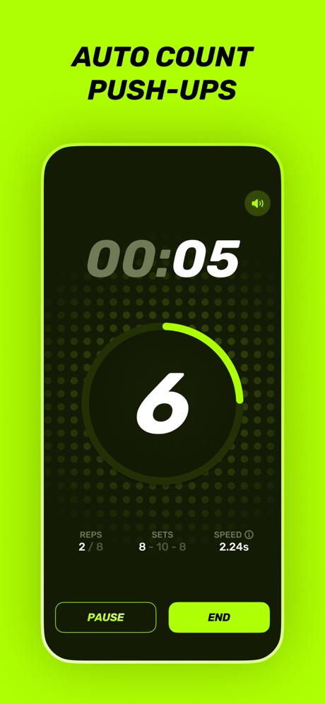 Push Up Counter & Tracker screenshot 1