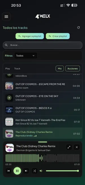 WELX screenshot 1