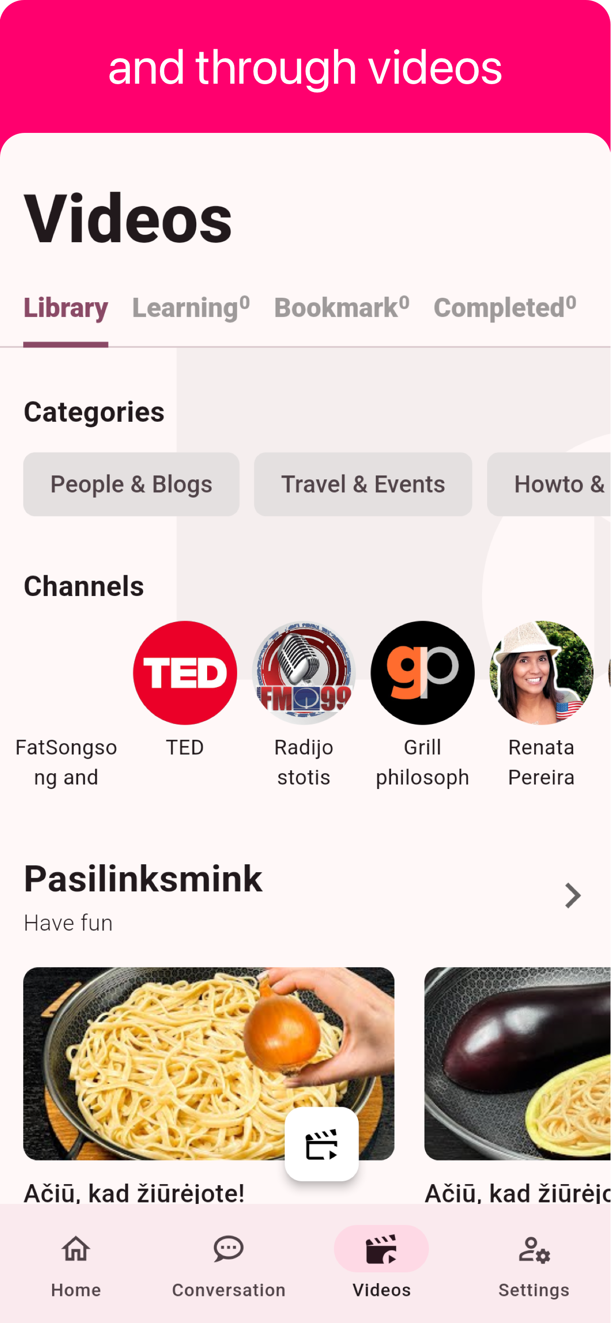 Lithuanian -Listening Speaking screenshot 3
