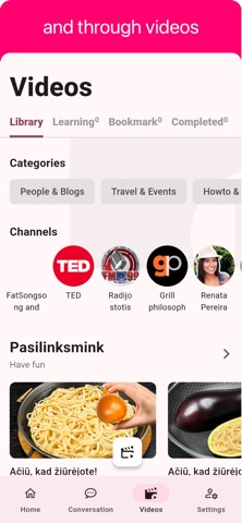 Lithuanian -Listening Speaking screenshot