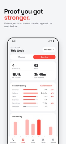 Workout Tracker & Gym Planner Screenshot 2 of 6