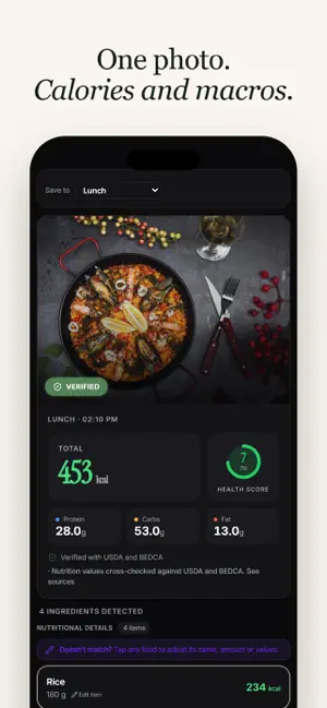 Renzy: AI Calorie Counter screenshot 1