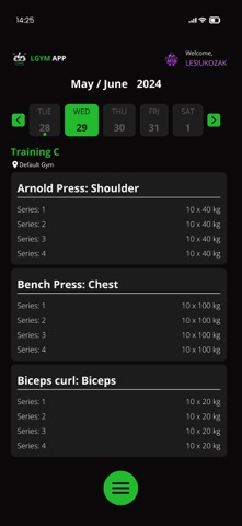 LGYM-APP screenshot