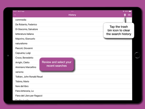 le Garzantine - Letteratura iPad screenshot