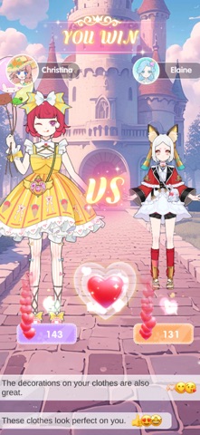 Vlinder Princess：Dress Up Game iPhone screenshot