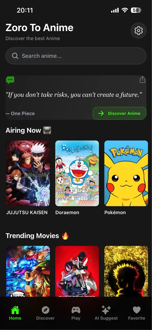 #1. Zoro To - Watch Anime TV (iOS) By: OUALID ELBAZ