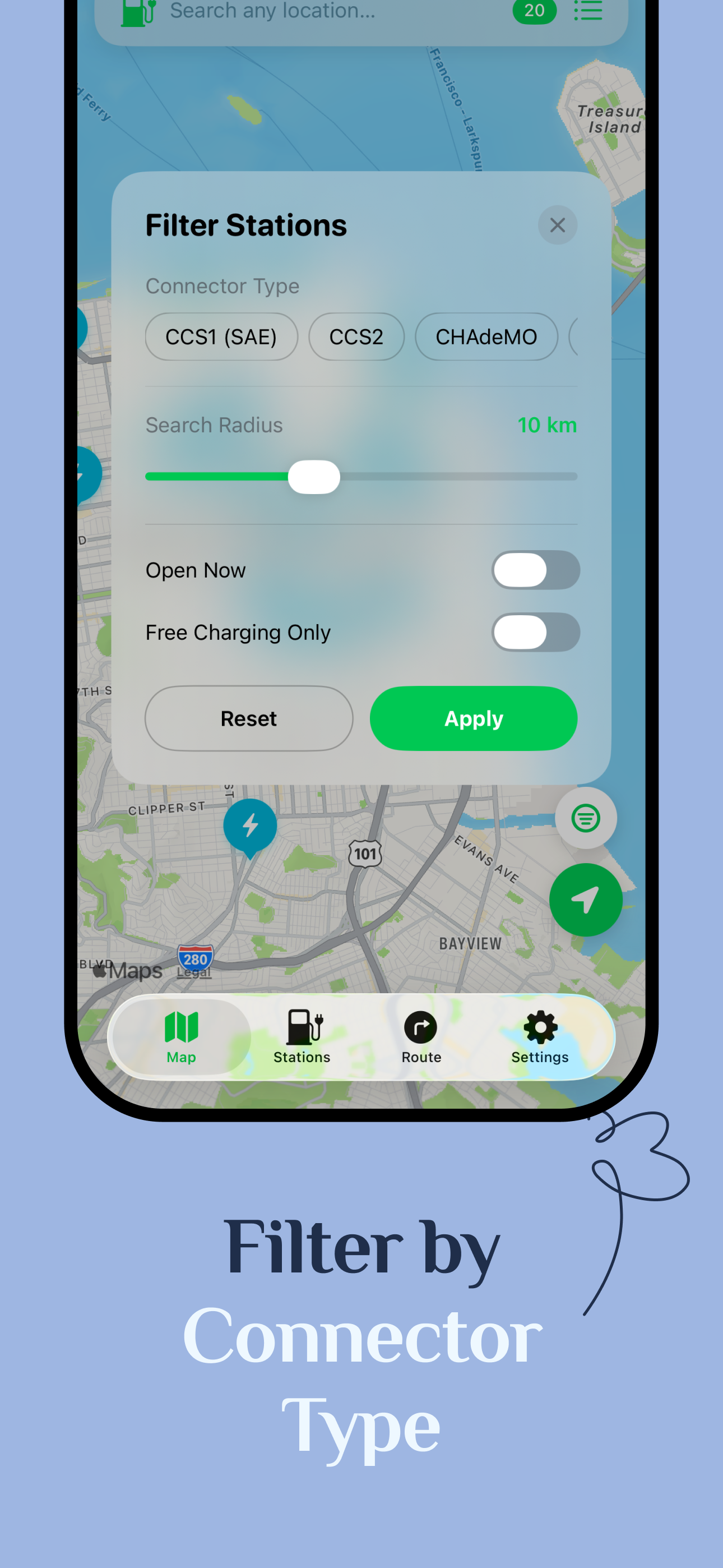 Near Charge: Find EV Chargers