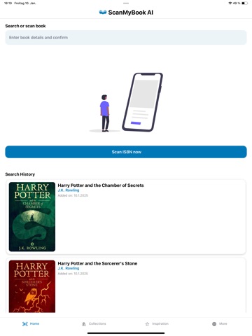 Book Tracker - ScanMyBook ipad screenshot 2