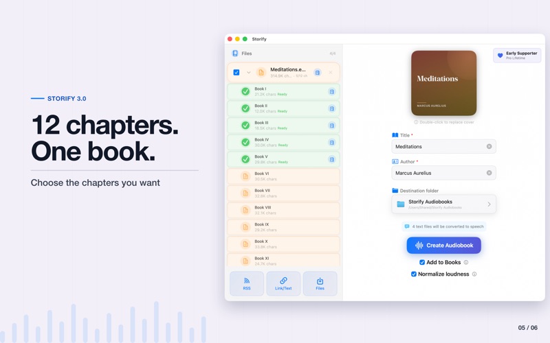 Storify: Audiobook Creator screenshot
