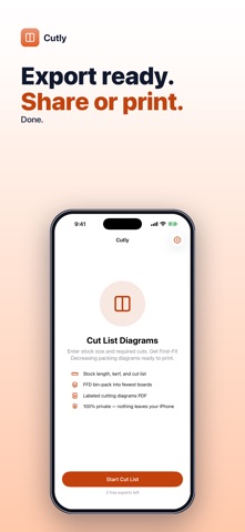 Cutly: Cut List Optimizer Screenshot 3 of 4