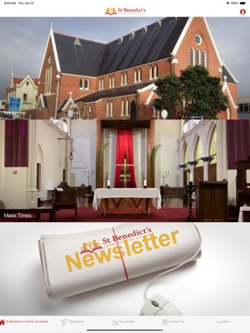 St Benedict's Auckland iPad screenshot