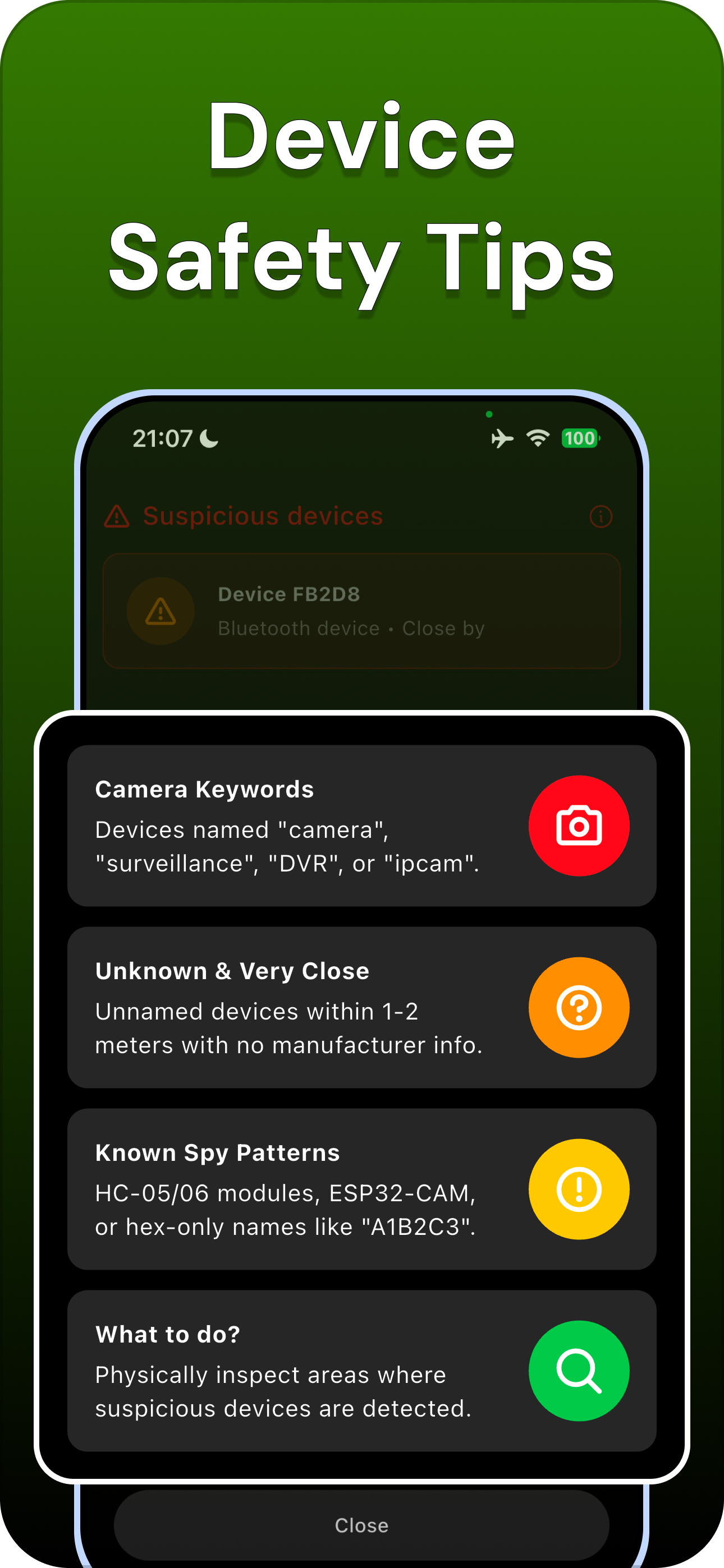 Detect Hidden Device