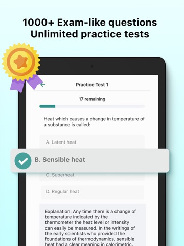 EPA-608 HVAC TruePrep AI Tutor iPad screenshot
