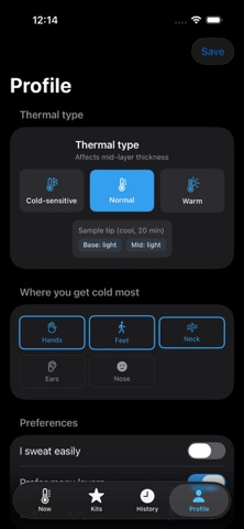 App screenshot
