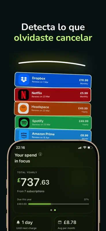 Subscriptions Manager - Subio screenshot 4 of 9