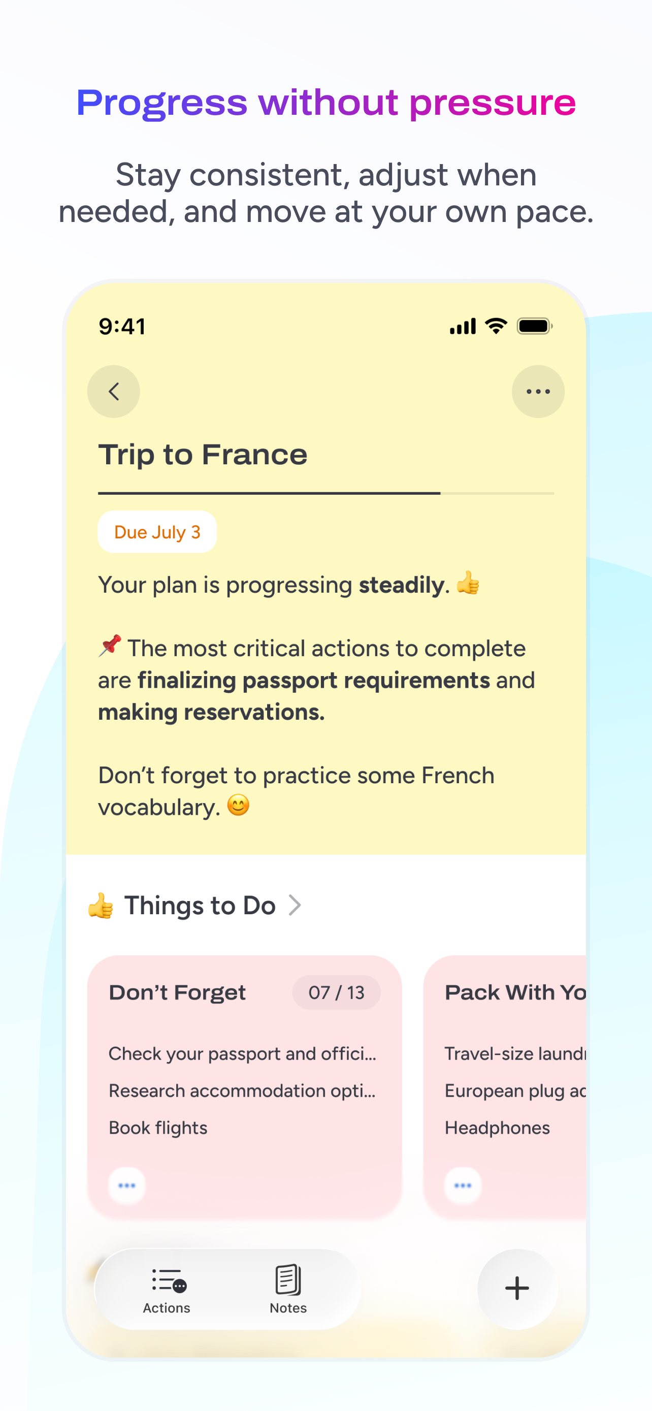 Unlock: AI Action&Goal Planner screenshot 5