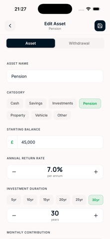WealthPath: Net Worth & Budget Screenshot 6 of 7