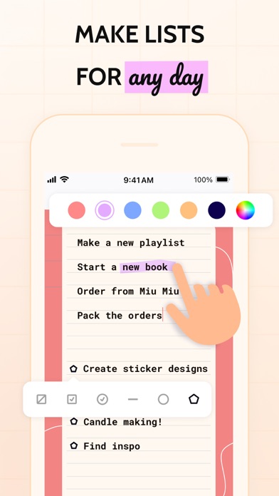 Weekly Planner: Agenda Journal Screenshot