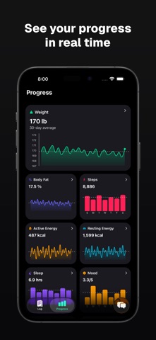 Oak: Workout & Diet Coach Screenshot 3 of 8