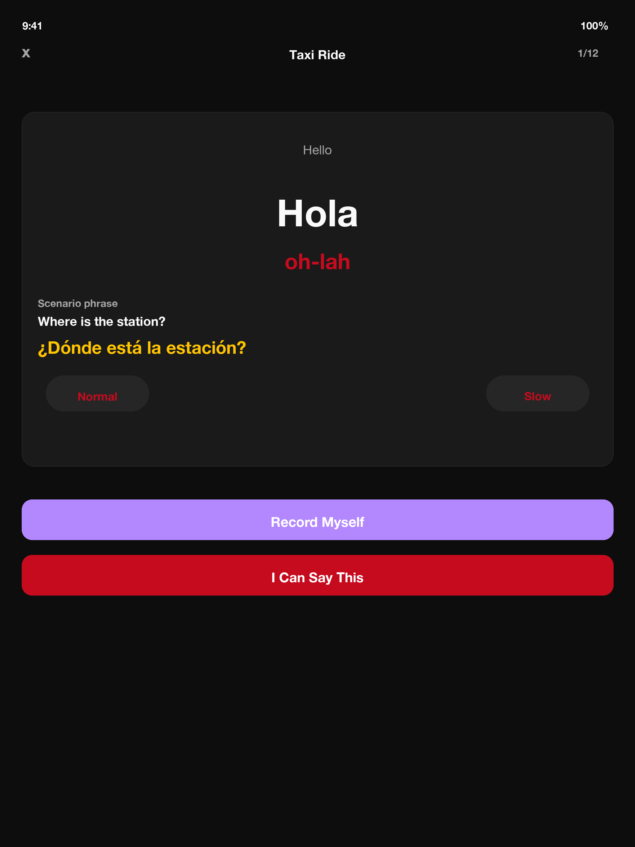 SpeakEasy Spain Spanish screenshot 4