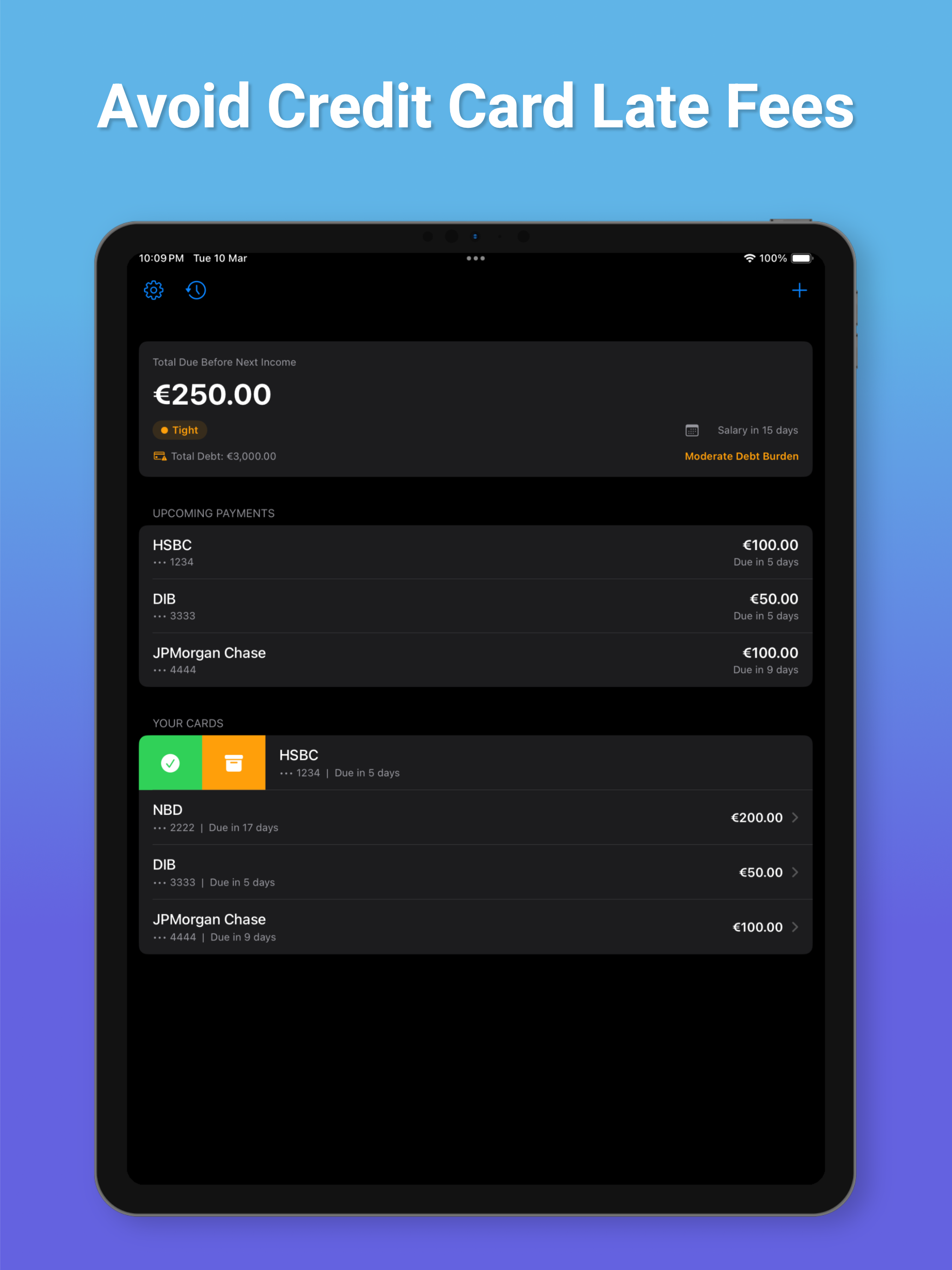 Credit Card Control screenshot 6