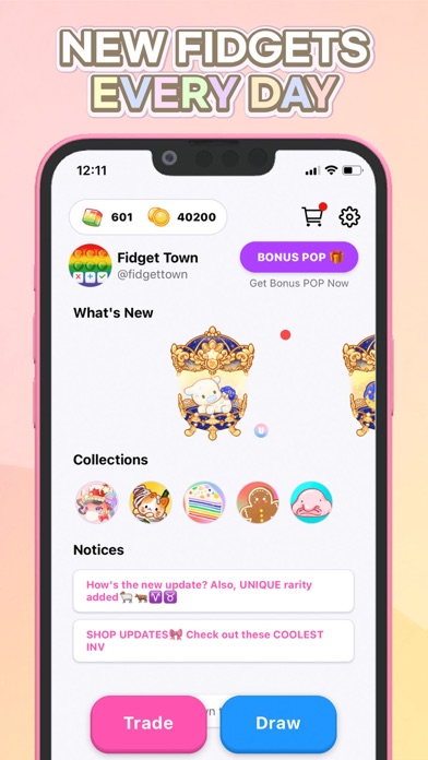 Fidget Town - Fidget trading Screenshot
