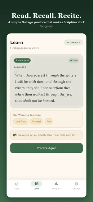 ScripturePass: Bible Memory screenshot 1