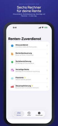 Renten Rechner 2026 iPhone screenshot