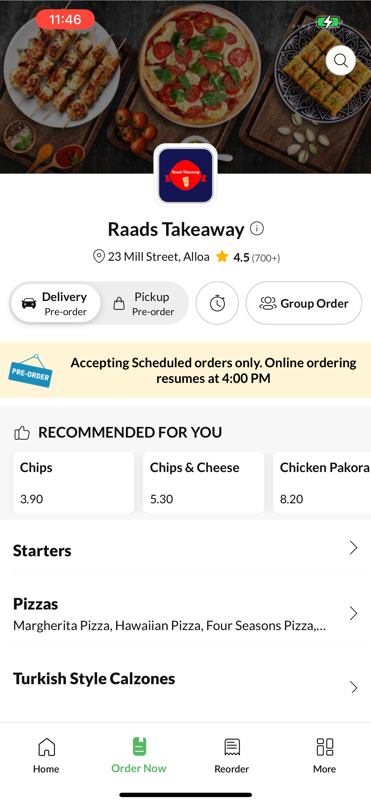 Raads Takeaway screenshot 2