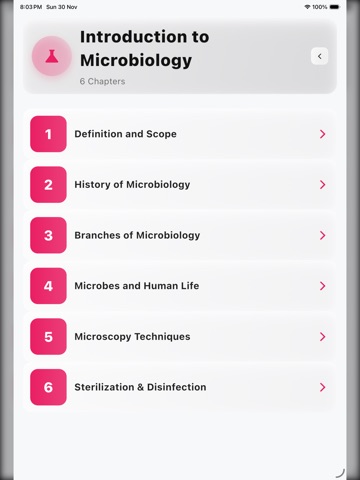 Microbiology Prep Quiz iPad screenshot